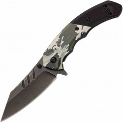 Couteau Tactical Browning OVIX Camo A/O Lame Tanto Acier D2 Manche G10/Alu Frame Lock Clip BR0467 - Livraison Gratuite