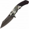 Couteau Tactical Browning OVIX Camo A/O Lame Tanto Acier D2 Manche G10/Alu Frame Lock Clip BR0467 - Livraison Gratuite