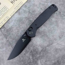 Couteau Defcon Ultra Lite Black Manche G10 Lame Acier 14C28N Clip Point Axis Lock CLip TD010FBK - Livraison Gratuite