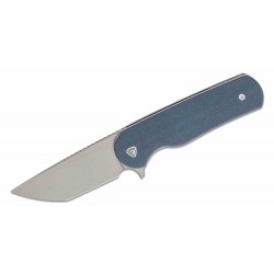 Couteau Ferrum Forge Zelex Blue Manche en G10 Lame Tanto Acier D2 Liner Lock Clip FF012BU - Livraison Gratuite