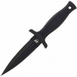 Couteau Schrade Needle Dagger Lame Acier AUS-8 Black Manche Abs Etui Abs SCH1182510 - Livraison Gratuite