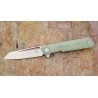 Couteau Bestech Dundee Jade Manche G10 Lame Acier CPM-MagnaCut Reverse Tanto IKBS Linerlock Clip BTKMK09H - Livraison Gratuite