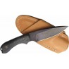 Couteau Bradford Guardian 3.2 3D Black Manche Micarta Lame Acier AEB-L Etui Cuir Made USA BRAD32FE101NA - Livraison Gratuite