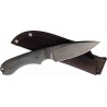 Couteau Bradford Knives Guardian 4 3D Black Manche Micarta Lame Acier N690 Etui Cuir USA BRAD4FE101N - Livraison Gratuite