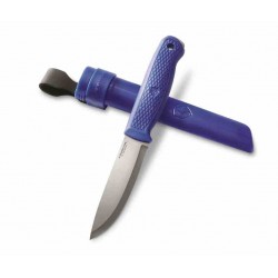 Couteau Condor Lipotes Fixed Blue Lame Acier 14C28N Manche & Etui Polypropylene Salvador CTK396441SK - Livraison Gratuite