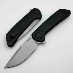 Couteau Reate Knives PL-XF Black Manche Alu Lame Nitro-V SW Pivot Lock Clip REAPLXFA2 - Livraison Gratuite