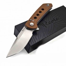 Couteau Reate Knives PL-XF Pivot Lock Tan Manche G10 Lame Acier Nitro-V SW Clip REAPLXF9 - Livraison Gratuite