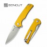 Couteau Sencut Praktisk Yellow Manche G10 Lame Acier 9Cr18MoV IKBS Linerlock Clip S240192 - Livraison Gratuite