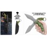 Couteau Karambit Reapr Slamr Recurve Tanto Manche Green Lame Acier 420 Etui Nylon SHF11010 - Livraison Gratuite