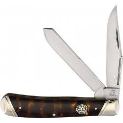 Couteau Pliant Rough Ryder Imitation Tortoise Trapper Lames Acier 440 RR2453 - Livraison Gratuite