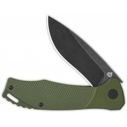 Couteau QSP Raven Lame Acier D2 Manche G10 Vert Linerlock IKBS Clip QS122B2 - Livraison Gratuite