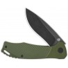 Couteau QSP Raven Lame Acier D2 Manche G10 Vert Linerlock IKBS Clip QS122B2 - Livraison Gratuite