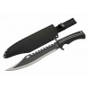 Couteau Rite Edge Raptor Hunter Lame Acier 3Cr13 Sawback Manche ABS Etui Nylon CN211633 - Livraison Gratuite