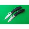 Couteau Spyderco Byrd Cara Cara 2 Emerson Lame Acier 8Cr13MoV Combo Manche FRN Lockback Clip BY03PSBK2W - Livraison Gratuite