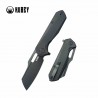  Couteau Kubey Atlas Black Manche G10 Lame Acier 14C28N Black Ikbs LinerLock Clip KUB328G - Livraison Gratuite