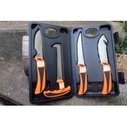 Set de 4 Couteaux de Chasse Schrade Old Timer Livré dans Coffret Rigide SCHP1130059 - Livraison Gratuite