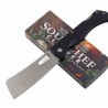 Couteau Rough Ryder Sous Chef Cleaver Lame Acier VG10 Manche Aluminium Lockback Clip RR2537 - Livraison Gratuite