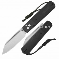 Couteau ARTISAN CUTLERY Holm Black G10 Lame Acier AR-RPM9 IKBS Button Lock Clip ATZ1875PBK - Livraison Gratuite