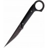 Couteau EliEdge Kiridashi Black Lame Acier 440 Manche Abs Etui Plastic Rigide EE20691BK - Livraison Gratuite