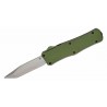 Couteau OTF Automatique Mantis Lame Acier 440C Tanto Manche Alum Green Clip USA MANOTF818 - Livraison Gratuite