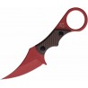 Couteau Mantis Sabot IV Karambit Black/Red Manche FCarbone Lame Acier M390 Etui Kydex MAN8356 - Livraison Gratuite