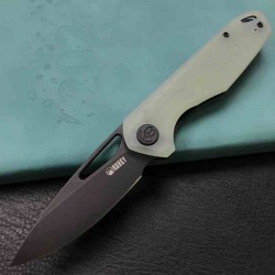 Couteau Kubey Doris Jade Manche G10 Lame Acier D2 SW IKBS Linerlock Clip KUB324B - Livraison Gratuite