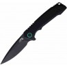 Couteau ABKT TAC AB Elite Folding BB Lame Acier D2 Manche G10 Noir Liner Lock Clip AB1045BG - Livraison Gratuite