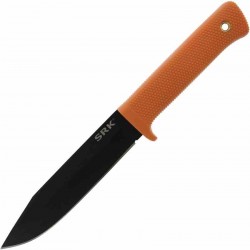 Couteau Cold Steel SRK Orange Lame Acier SK-5 Manche Kray-Ex Clip CS49LCK0RBK - Livraison Gratuite