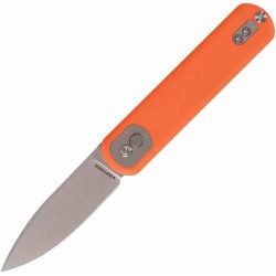 Couteau Vosteed Corgi Pup Orange Trek Lock Lame Acier 14C28N Manche G10 IKBS VOSA0731 - Livraison Gratuite