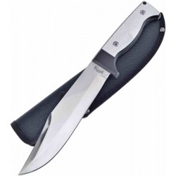 Couteau Frost Knight Guard II Lame Clip Point Acier 440 Manche Aluminium Etui Nylon FFC114 - Livraison Gratuite