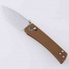 Couteau Shieldon Kite Brown Manche G10 Lame Acier 154CM IKBS Nested Axis Lock Clip SHIRD01A - Livraison Gratuite