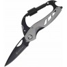 Couteau Mousqueton Smith & Wesson Multi-Tool Lame Acier Inox Manche Alu Liner Lock SWP1208868 - Livraison Gratuite