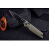 Couteau Real Steel Sacra Pro OD Green Lame Acier K110 Manche G10 IKBS Clip Crossbar Lock RS7714GB - Livraison Gratuite