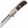 Couteau Schrade Uncle Henry Next Gen 6UH Barlow A/O Lame Acier 7Cr17MoV Manche Staglon SCH1205107 - Livraison Gratuite