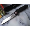 Couteau Elite Tactical Tanto Reverse Lame Acier D2 Manche G10 Linerlock IKBS Clip ETFDR004BBL Livraison Gratuite