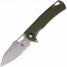 Couteau CobraTec Wolverine Green Lame Acier D2 Serr Manche G-10 IKBS Clip Linerlock CBTWLVRNSOD - Livraison Gratuite