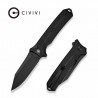 Couteau Pliant CIVIVI Neurohaptic Black Manche G10 Lame Acier Nitro-V IKBS Button Lock Clip CIVC230801 - Livraison Gratuite