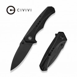 Couteau CIVIVI Photonix Black Lame Acier 14C28N Manche G10 IKBS Liner Lock Clip CIVC23081B1 - Livraison Gratuite