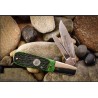 Couteau Queen Barlow 2 Lames Acier Inox Manche Os Vert Slipjoint USA QGPSB281 - Livraison Gratuite