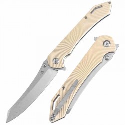 Couteau Tenable Colibri Tech White Manche G10 Lame Acier Nitro V Linerlock Clip T1060A4 - Livraison Gratuite