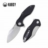 Couteau Kubey Noble Nest Black Manche G10 Lame Acier D2 IKBS Linerlock Clip KUB236A - Livraison Gratuite