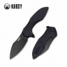 Couteau Kubey Noble Nest Black Manche G10 Lame Acier D2 Blk IKBS Linerlock Clip KUB236F2 - Livraison Gratuite