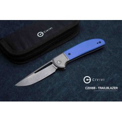 Couteau CIVIVI Trailblazer Blue Lame Acier 14C28N Manche G-10 Slip Joint CIVC2018B - Livraison Gratuite