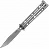 Couteau Papillon Balisong Kershaw Lucha Lame Acier CPM MagnaCut Manche Acier USA KVT KS5150MAG - Livraison Gratuite