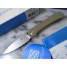 Couteau SENCUT Scepter Olive Manche Micarta Lame Acier 9Cr18MOB IKBS Linerlock CLip SA03E - Livraison Gratuite