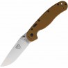 Couteau Ontario RAT Model 1-A A/O Lame Acier AUS-8 Manche G10 Tan Liner Lock Clip ON8870TN - Livraison Gratuite