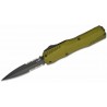 Couteau Automatique OTF Kershaw Olive Lame Double Tranchant Acier CPM-MagnaCut Manche Alu USA KS9000DESTOL - Livraison Gratuite