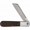 Couteau Queen Large Barlow Lame Wharncliffe Acier Bohler M390 Manche Micarta USA QBM180 - Livraison Gratuite