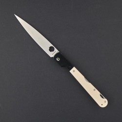 Couteau Daggerr Knives Corso White Lame Spear Point Acier VG-10 Manche G10 Clip LockBack DGR2303WTS - Livraison Gratuite