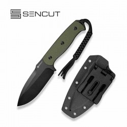 Couteau SENCUT Toxodon Od Green Lame Acier 9Cr18MoV Manche G10 Etui Kydex S240362 - Livraison Gratuite